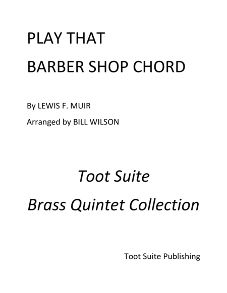 Play That Barber Shop Chord image number null