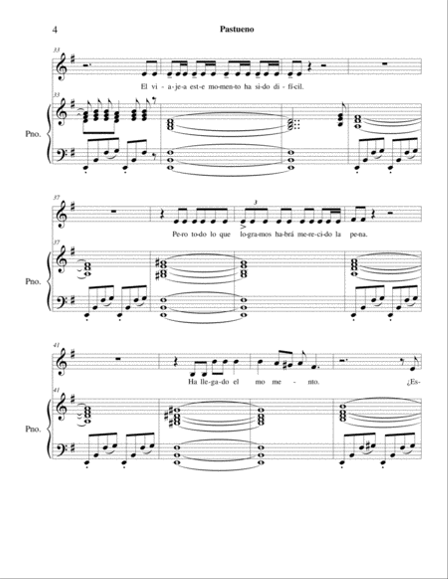 Pastueño Voice scores gallery preview page 4