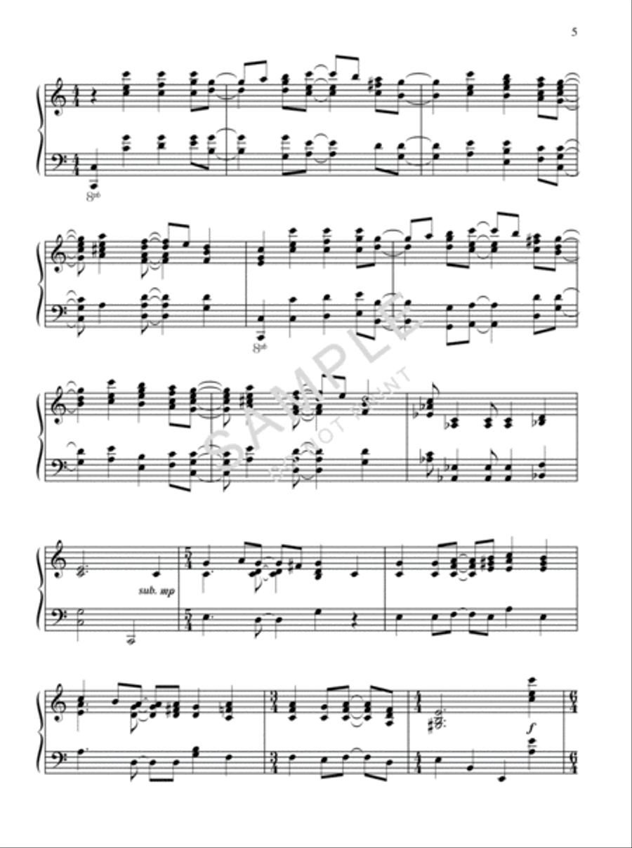Praise In Many Colors Piano Solo scores gallery preview page 3