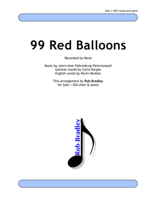 Book cover for 99 Red Balloons (99 Luftballons)
