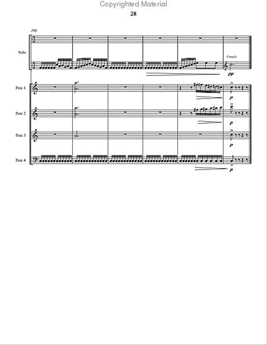 Shadows Shadows Percussion Ensemble scores gallery preview page 29
