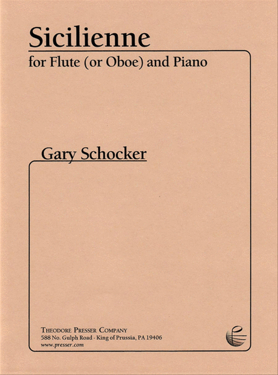 Sicilienne Chamber Music scores gallery preview page 1