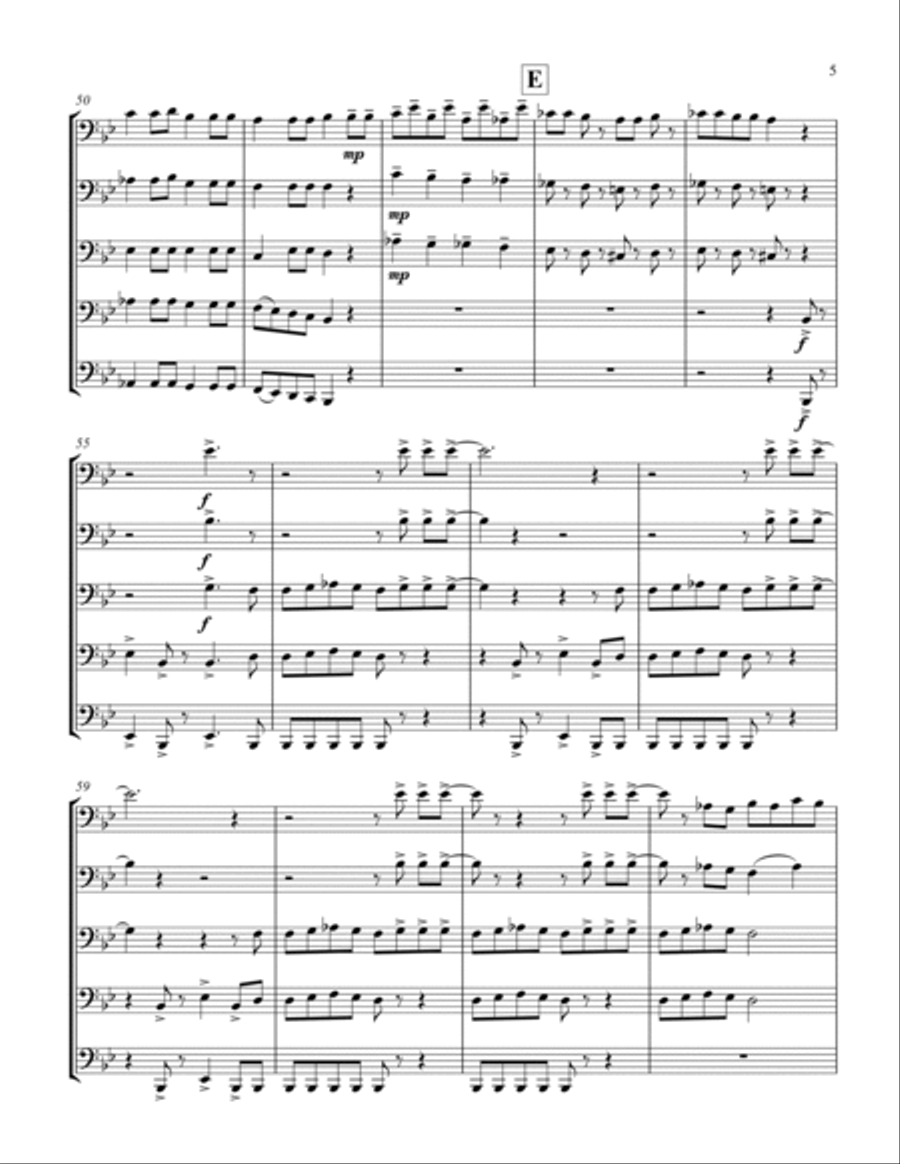 Bohemian Rhapsody Bohemian Rhapsody Brass Duet scores gallery preview page 5