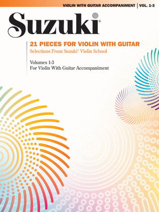Book cover for 21 Pieces for Violin with Guitar