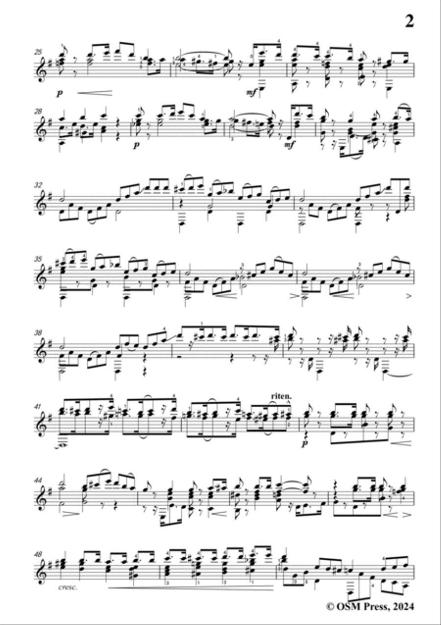 Coste-Marche,Op.28,for Guitar Acoustic Guitar scores gallery preview page 3