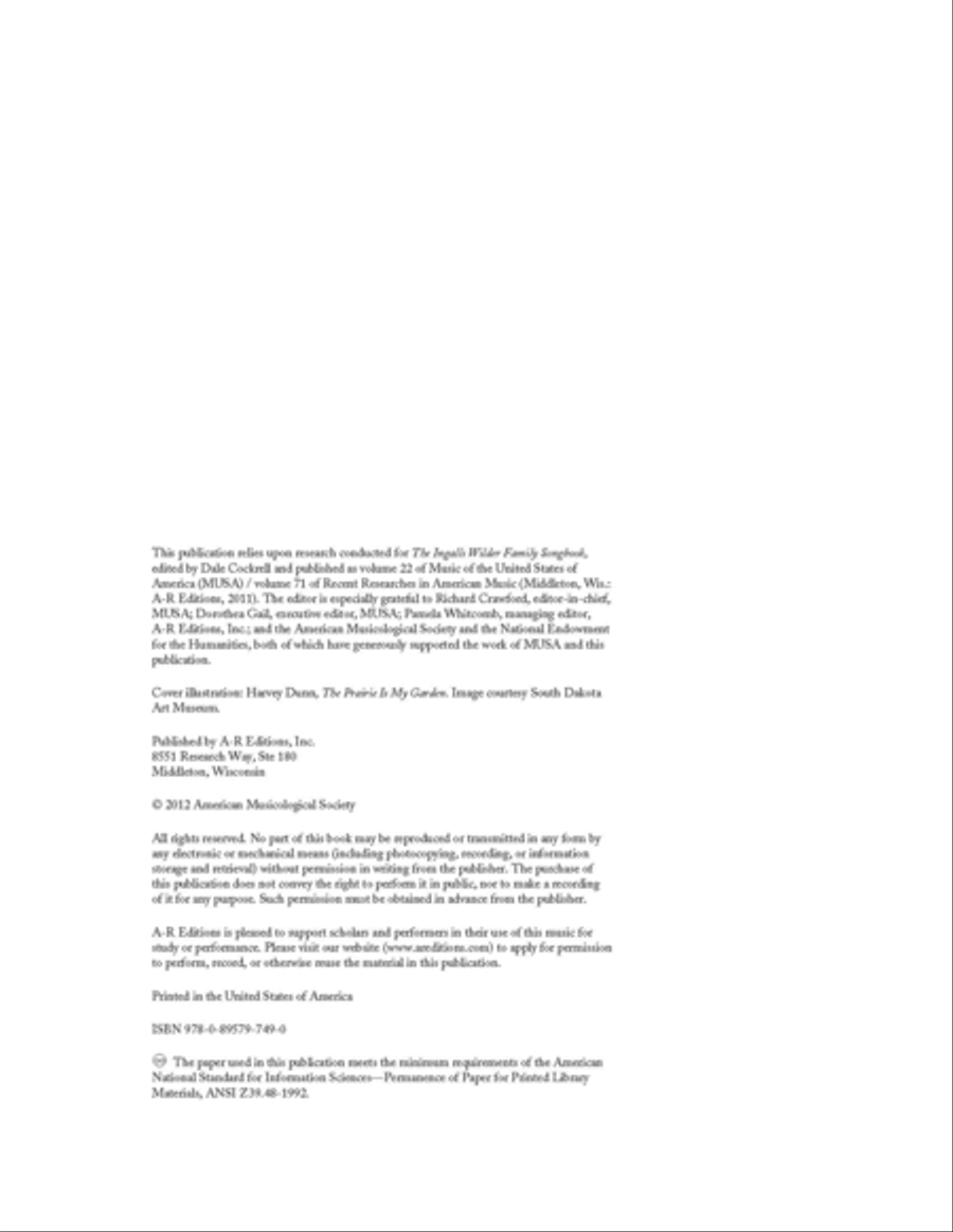 Music from On the Banks of Plum Creek Score scores gallery preview page 2