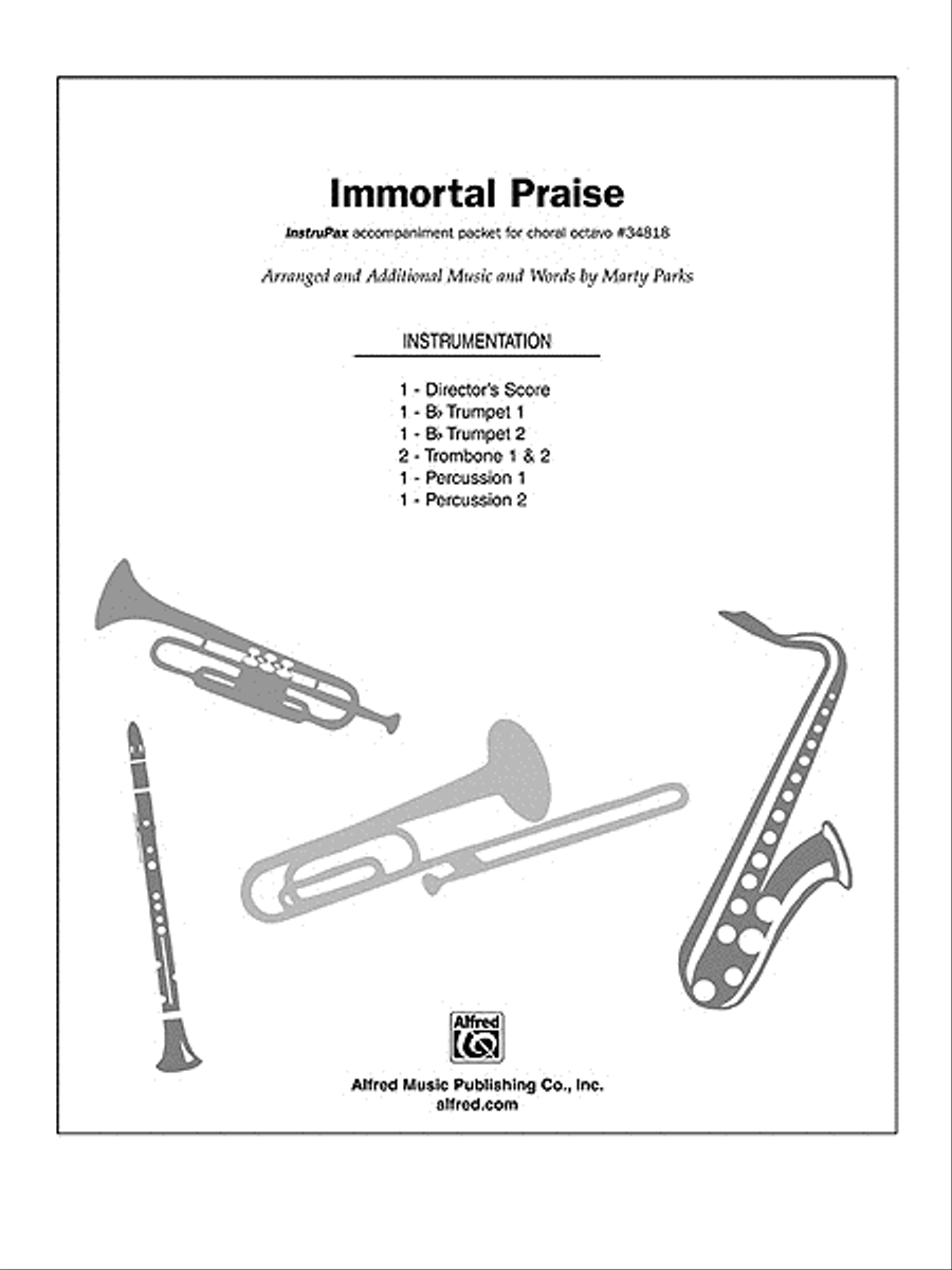 Immortal Praise Choir scores gallery preview page 1