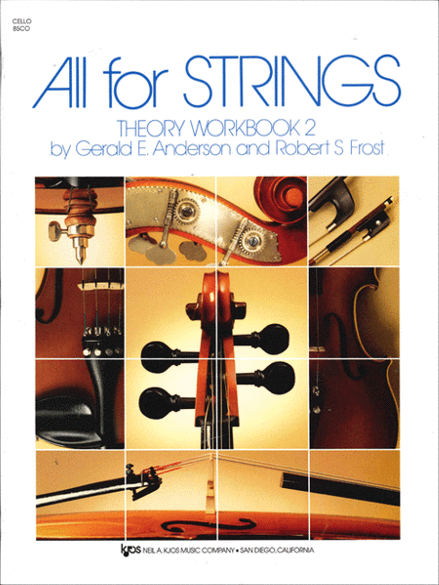 All For Strings Theory Workbook 2 - Cello Chamber Orchestra scores gallery preview page 1
