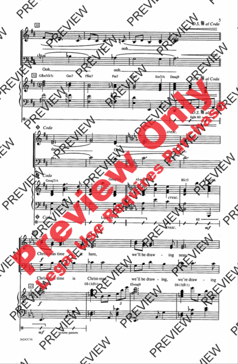 Christmas Time Is Here 3-Part scores gallery preview page 5