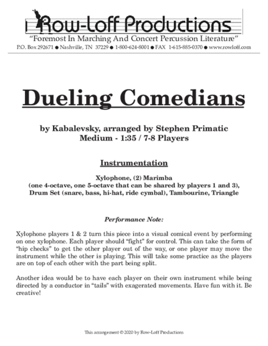 Dueling Comedians image number null