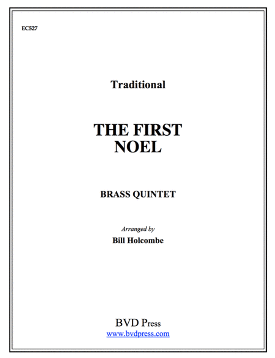 The First Noel Brass Quintet scores gallery preview page 1