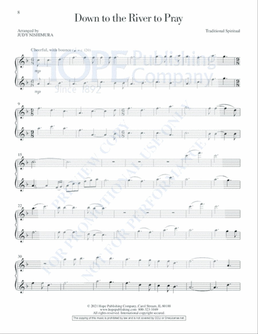 Soaring Spirits Flute Duet scores gallery preview page 13
