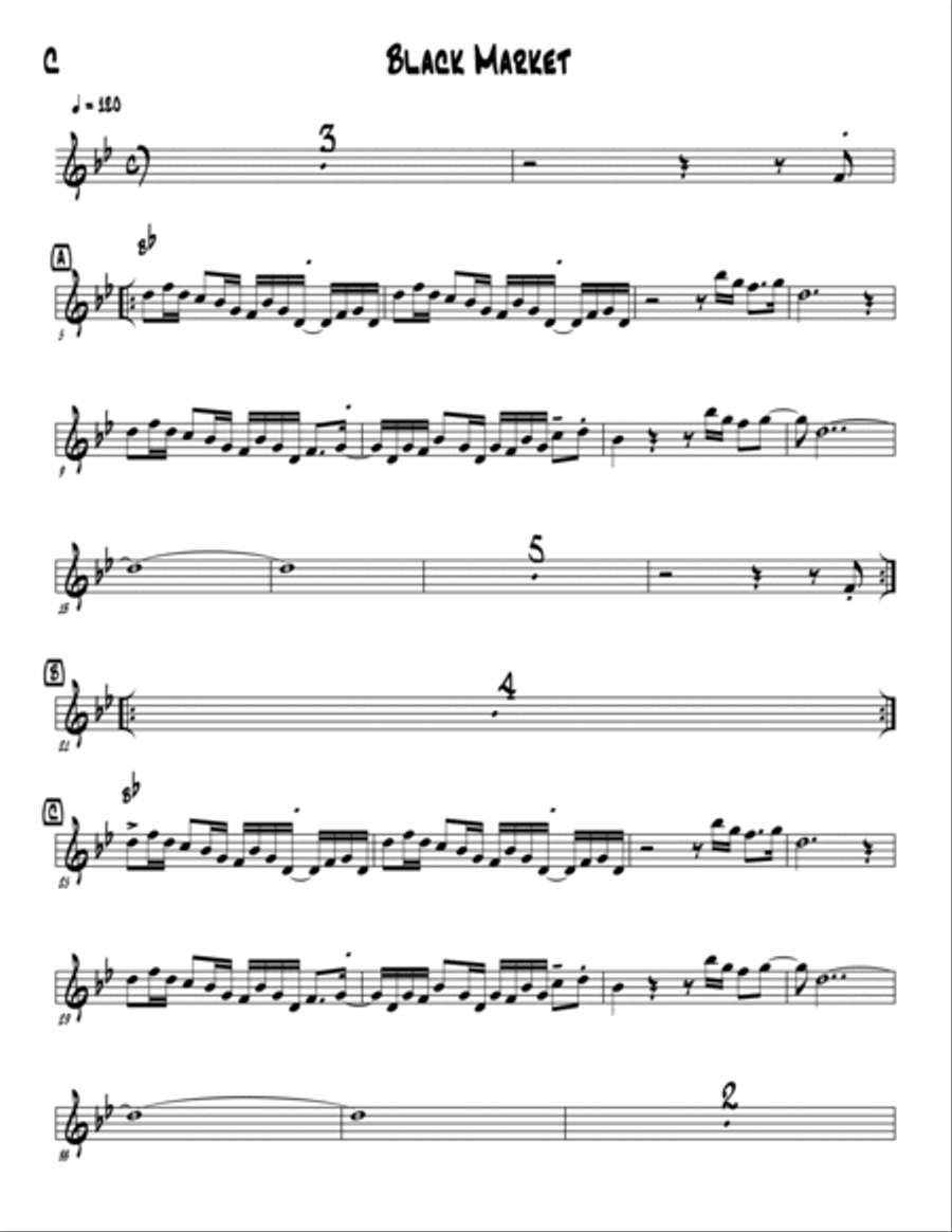 Black Market Black Market Jazz Ensemble scores gallery preview page 5