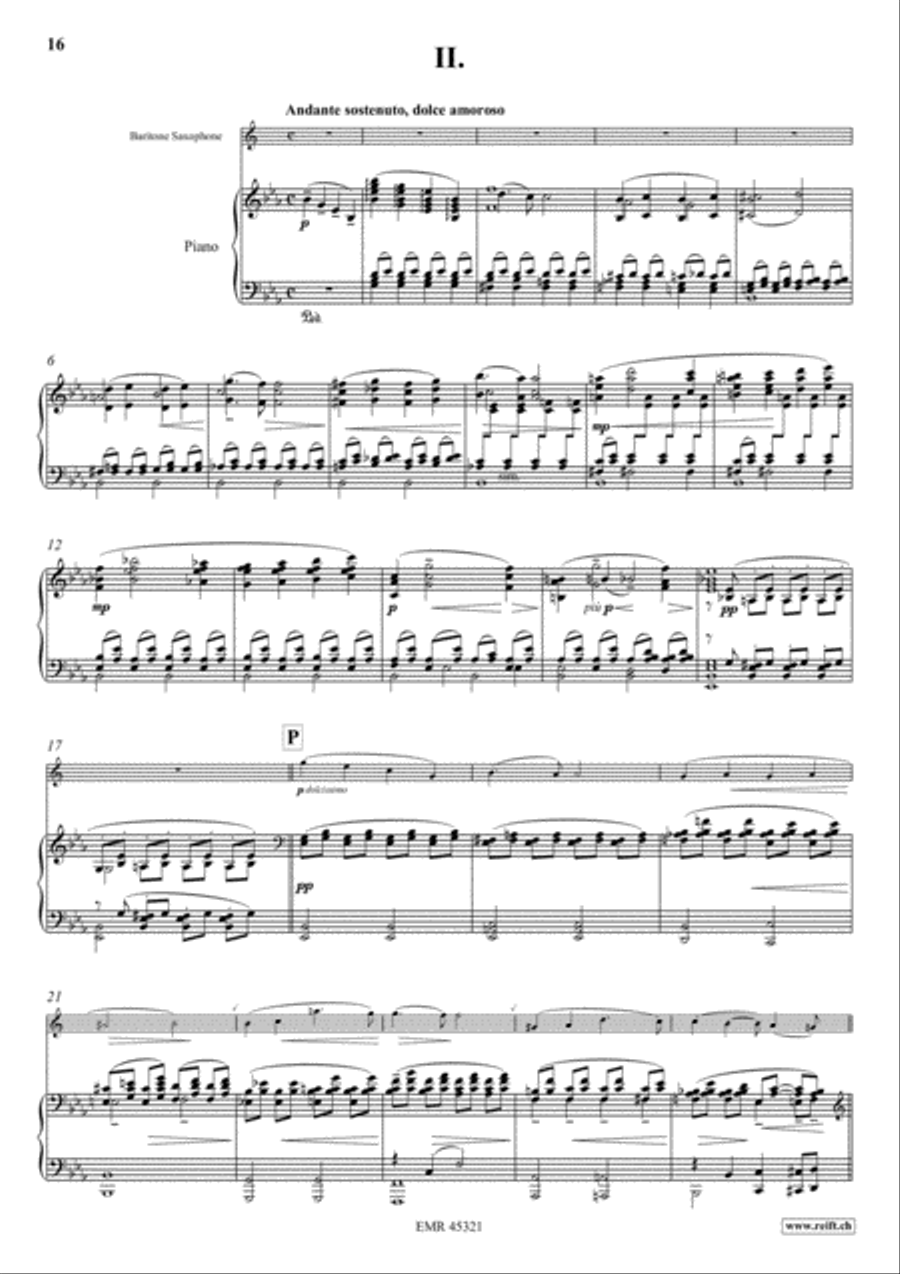 Konzert No. 1 g-moll Baritone Saxophone scores gallery preview page 7