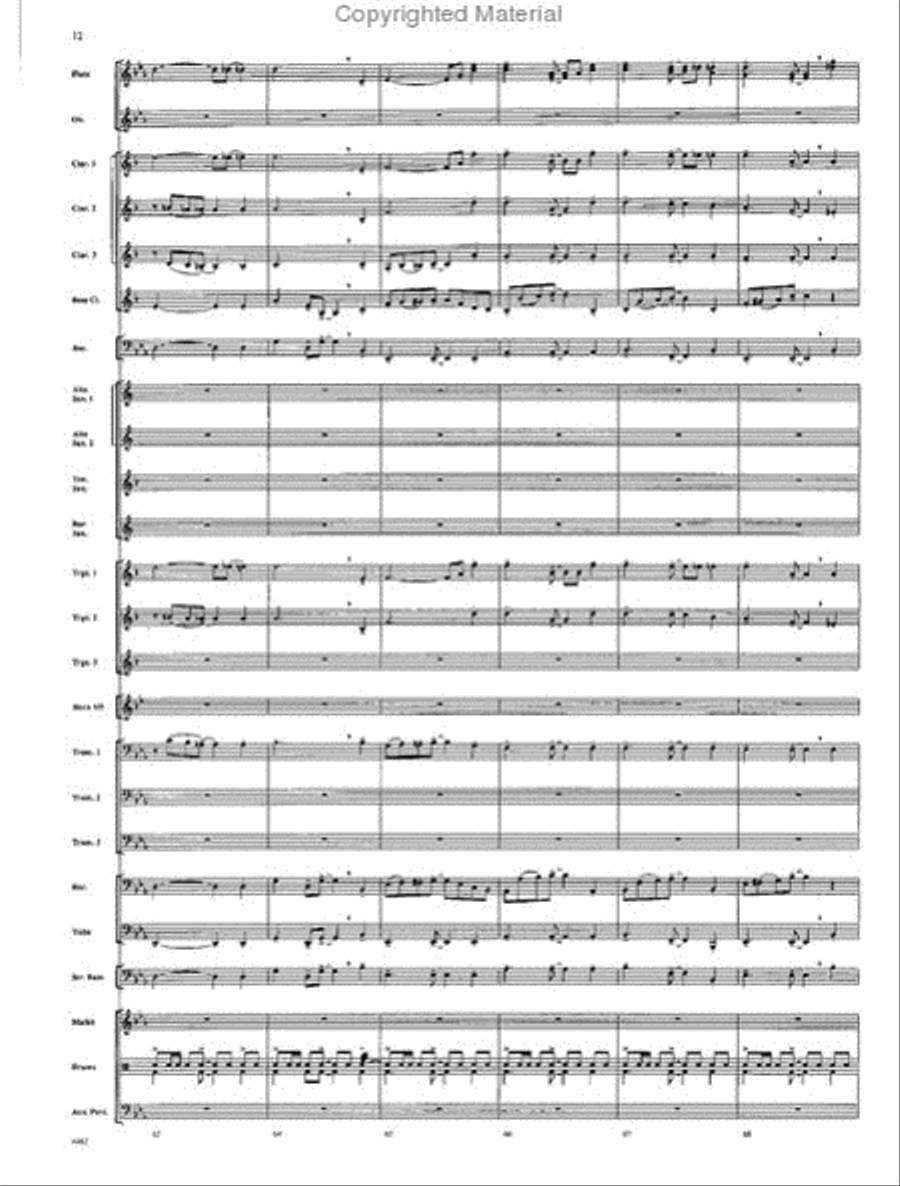 A Scott Joplin Retrospective Concert Band scores gallery preview page 11