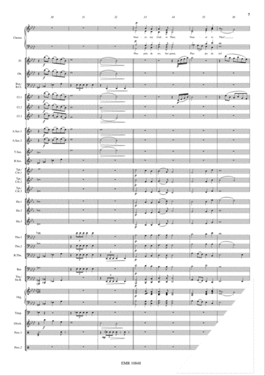 Nearer My God To Thee 4-Part scores gallery preview page 8