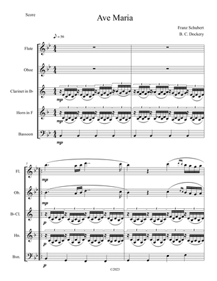 Ave Maria (Woodwind Quintet)