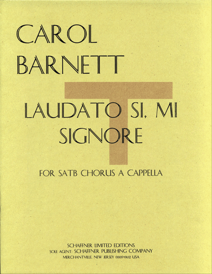 Laudato Si, Mi Signore 4-Part scores gallery preview page 1