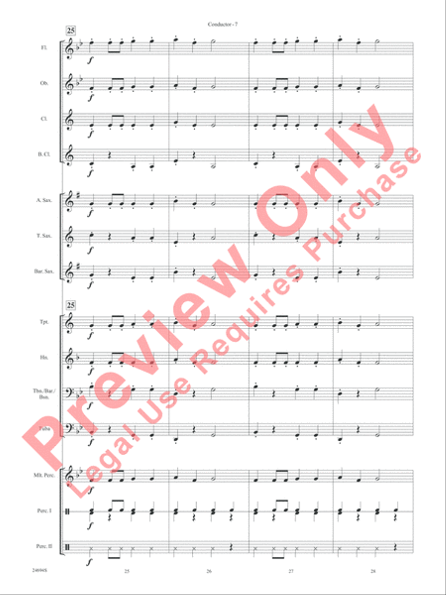 The Nutcracker March Concert Band scores gallery preview page 10