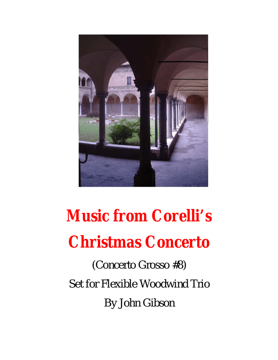 Corelli - from the Christmas Concerto - woodwind trio (flexible instrumentation) Woodwind Trio scores gallery preview page 1