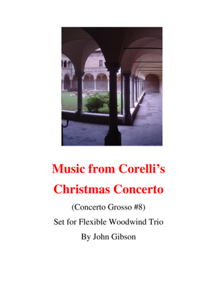 Book cover for Corelli - from the Christmas Concerto - woodwind trio (flexible instrumentation)