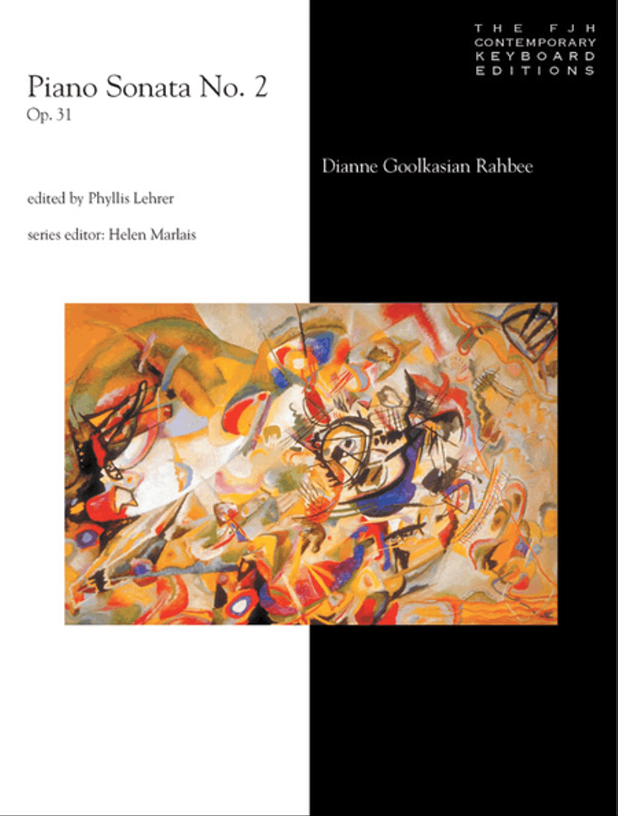 Piano Sonata No. 2, Op. 31 by Dianne Goolkasian Rahbee Piano Solo - Sheet Music
