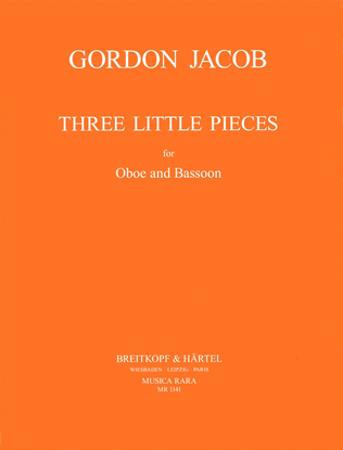 Book cover for 3 Small Pieces