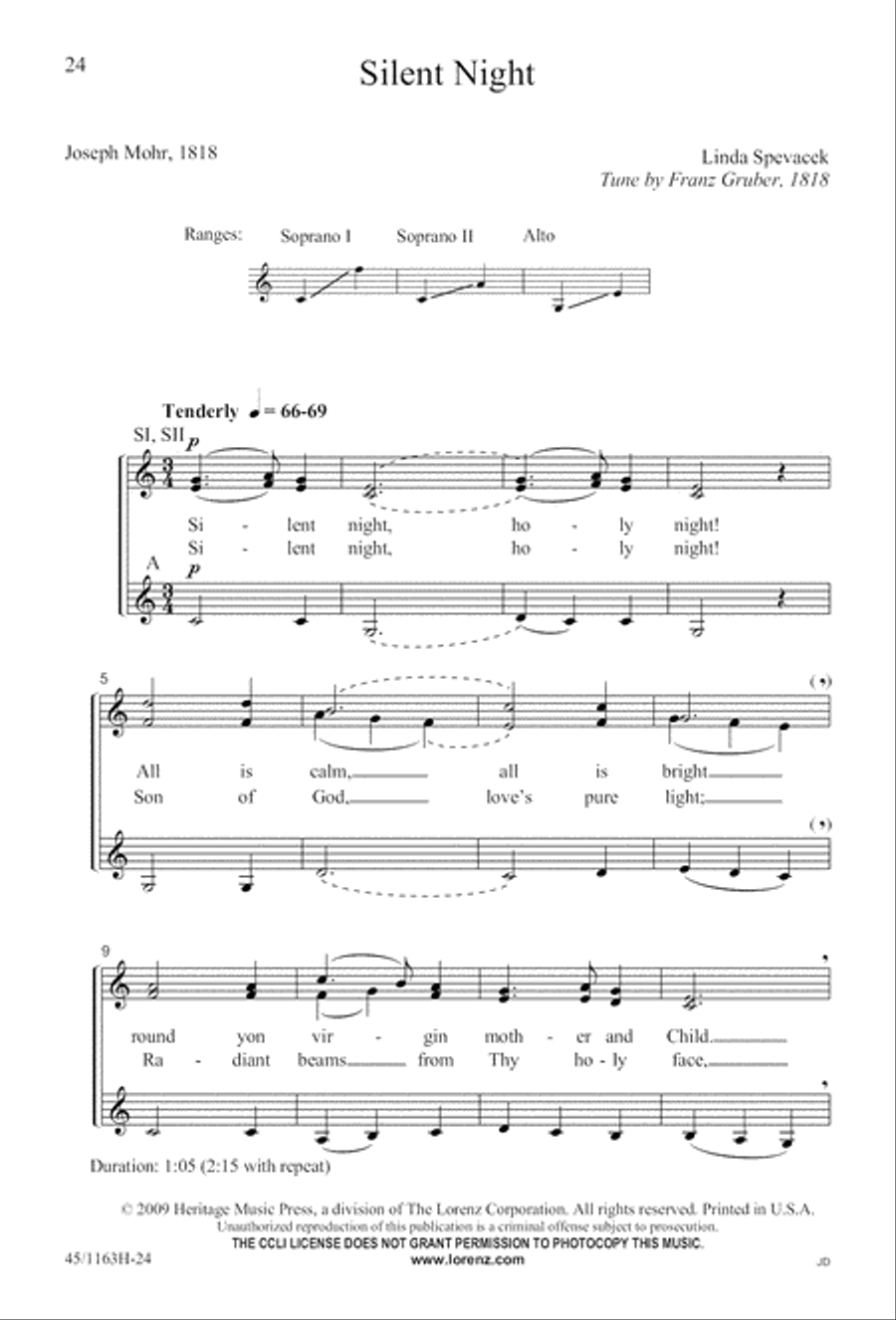A-Caroling We Go! A-Caroling We Go! SSA scores gallery preview page 24