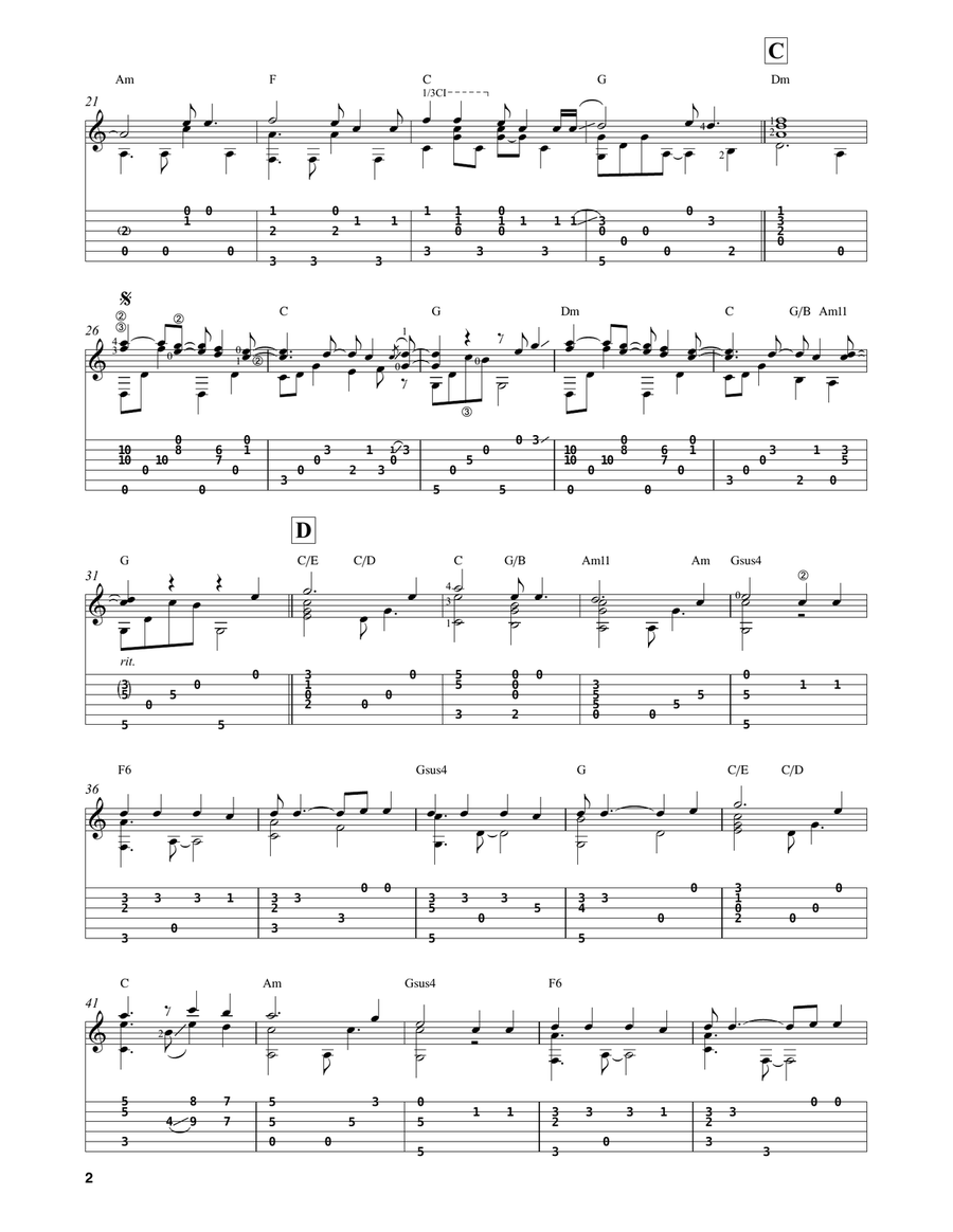 All Of Me Acoustic Guitar scores gallery preview page 2