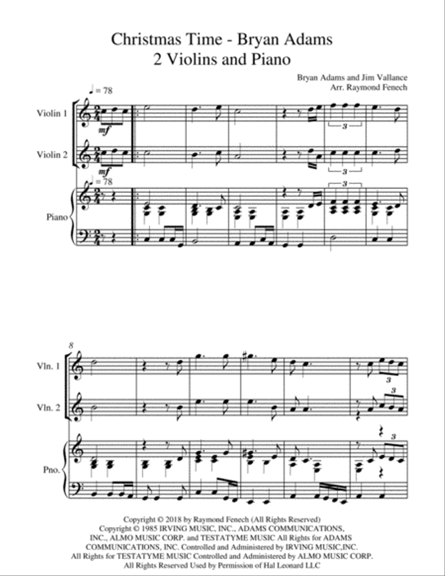 Christmas Time String Duet scores gallery preview page 5