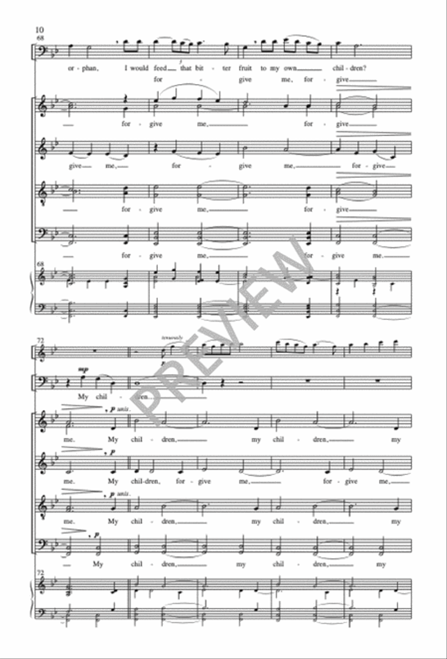 The Last Letter Divisi scores gallery preview page 11