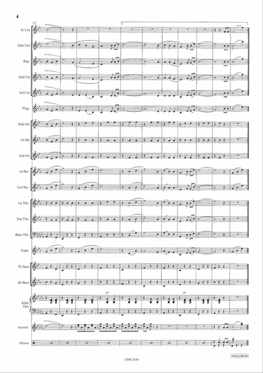 Die Perle von Tirol Brass Band scores gallery preview page 5
