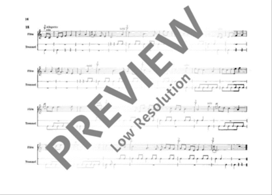 Pieces for Recorder and Drum Recorder scores gallery preview page 17
