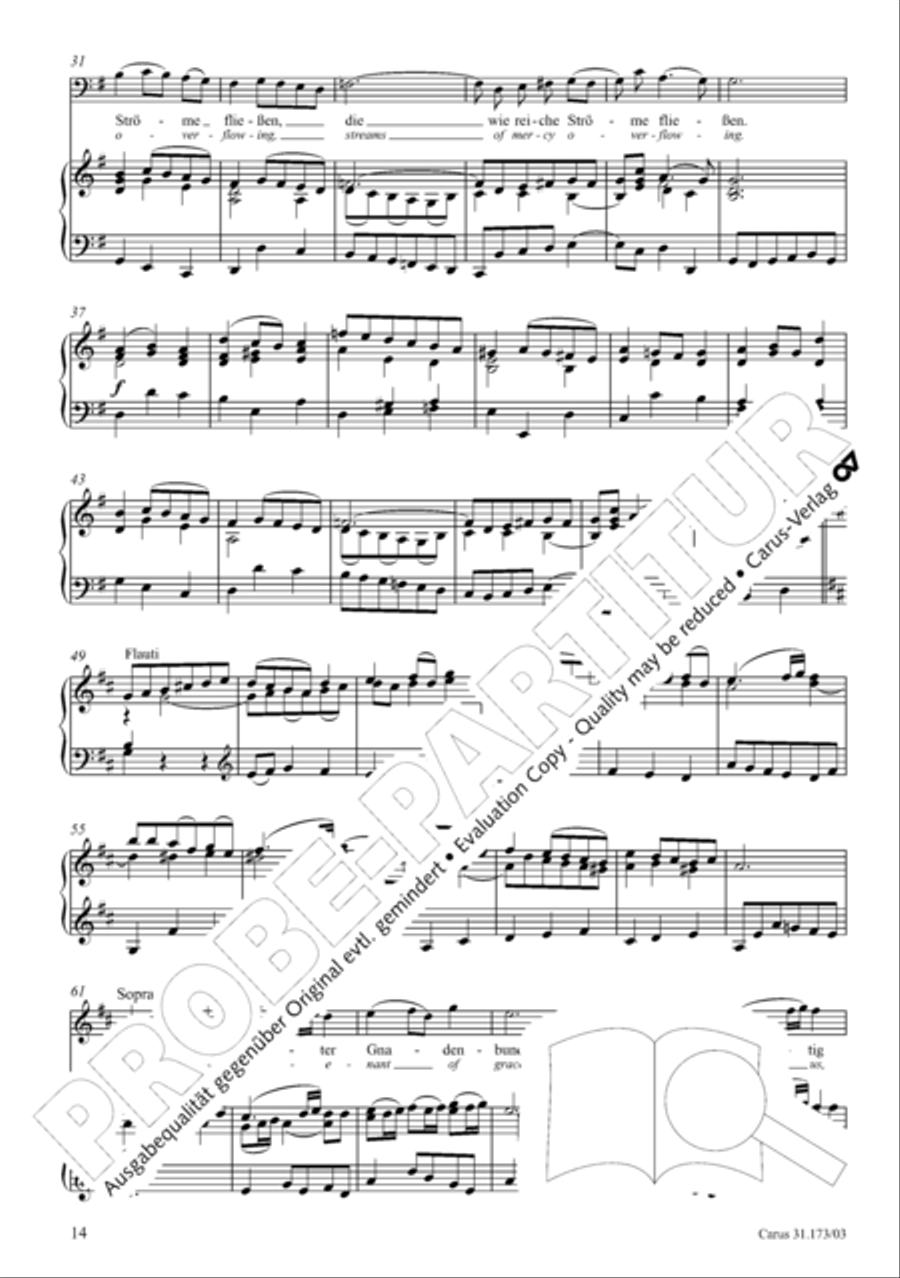 Exalted flesh and blood (Erhohtes Fleisch und Blut) 4-Part scores gallery preview page 15