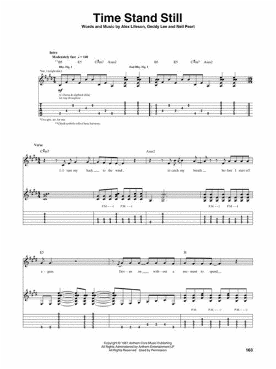 Rush – The Spirit of Radio: Greatest Hits 1974-1987 Electric Guitar scores gallery preview page 6