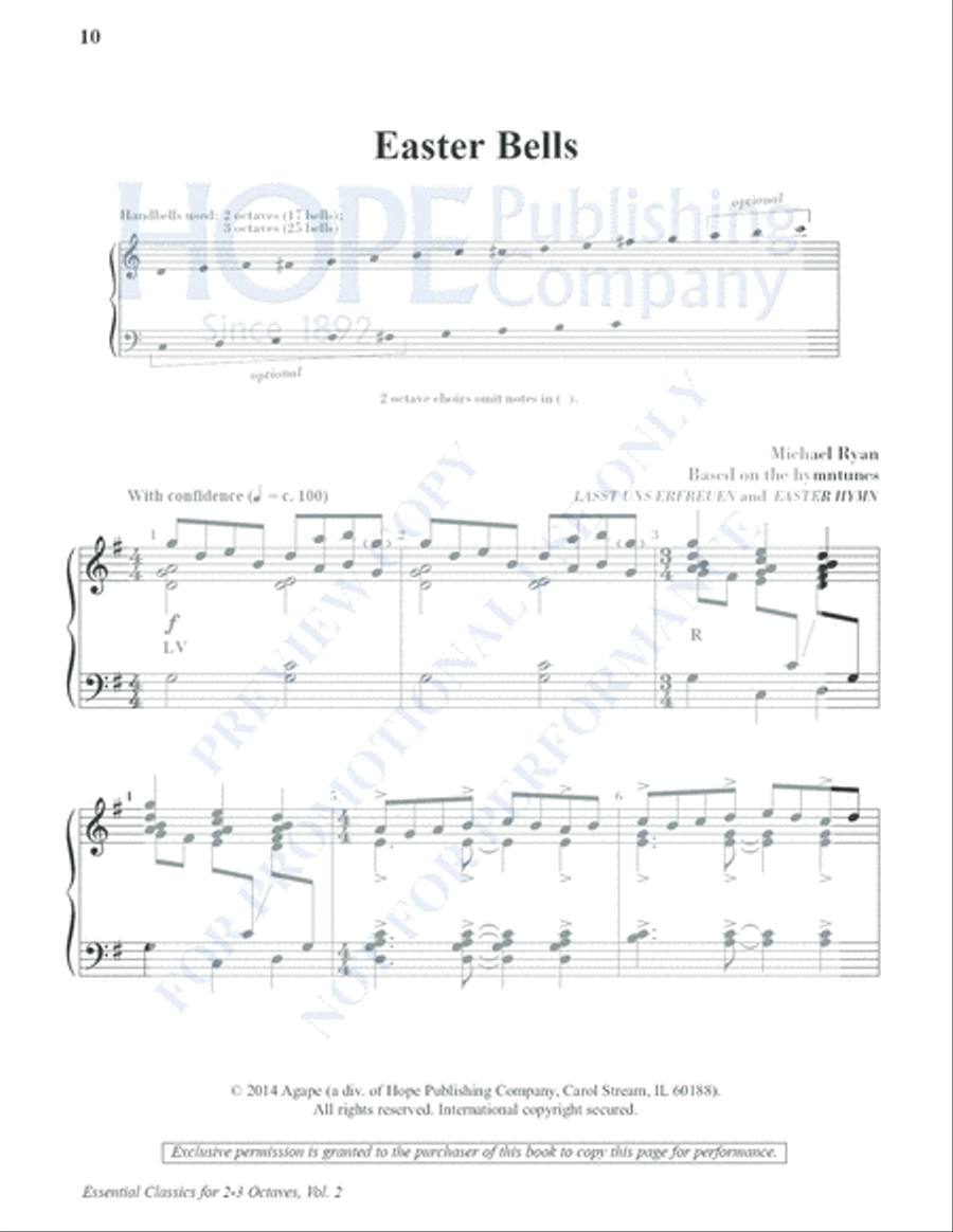 Essential Classics for 2-3 Octaves, Vol. 2 (Reproducible) Reproducible Packs scores gallery preview page 13