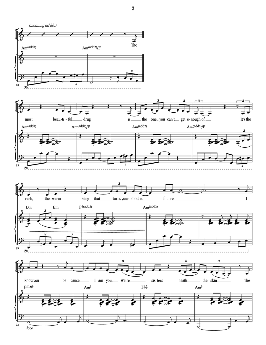 The Most Beautiful Bracelet - LEMPICKA Voice scores gallery preview page 2
