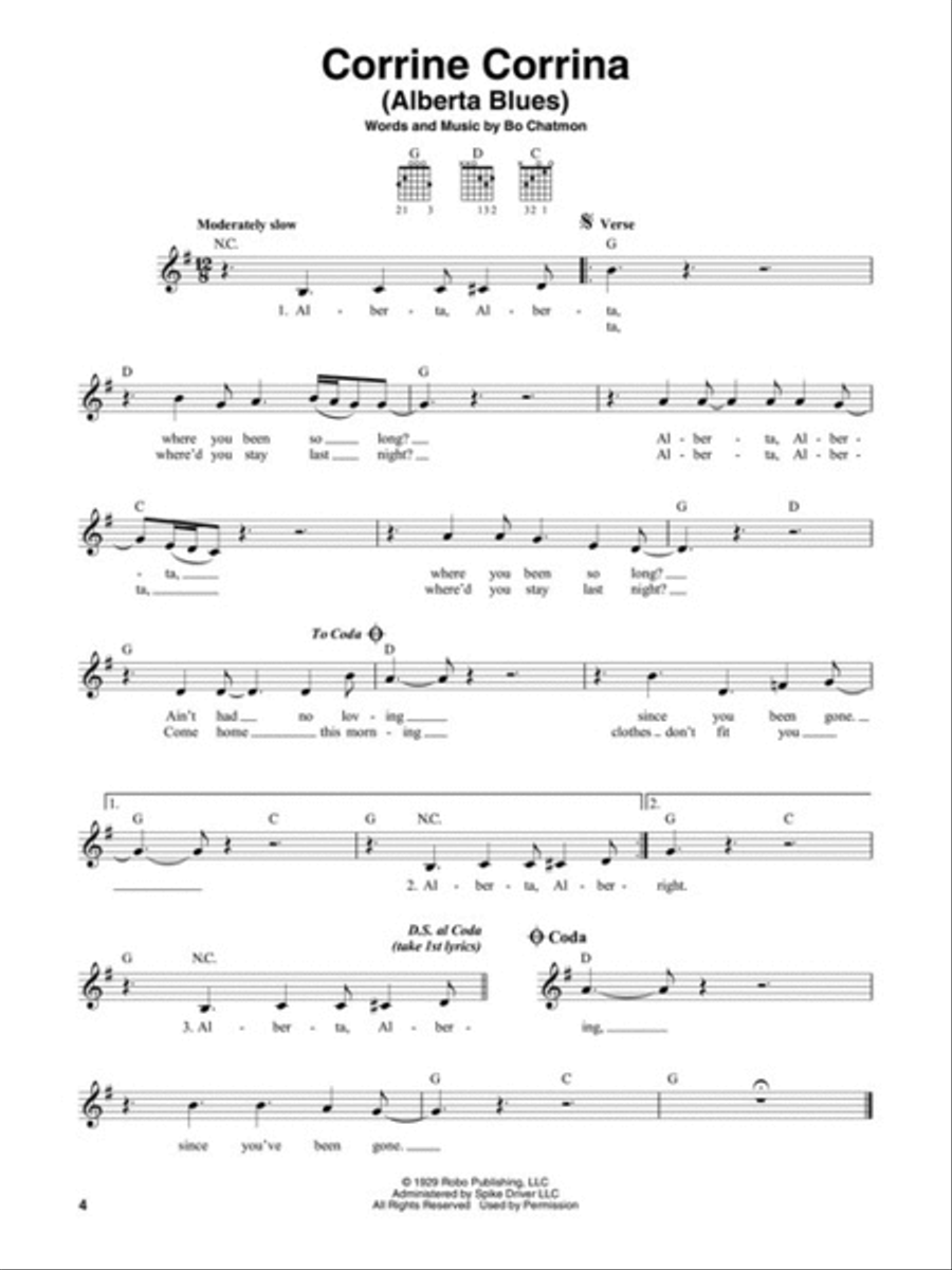 The Guitar Three-Chord Songbook Electric Guitar scores gallery preview page 5
