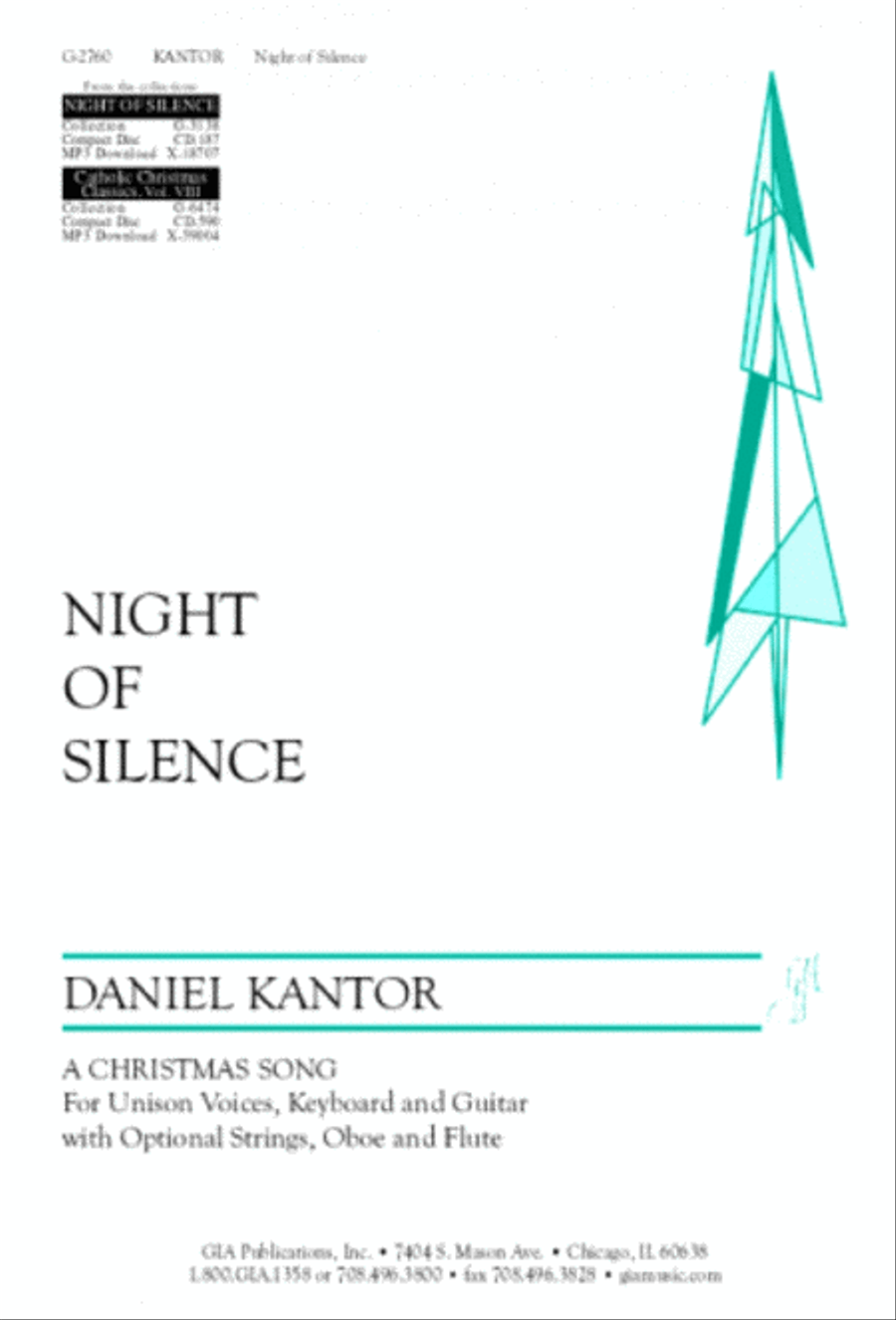 Night of Silence - Unison edition, Instrument edition Unison Choir scores gallery preview page 1