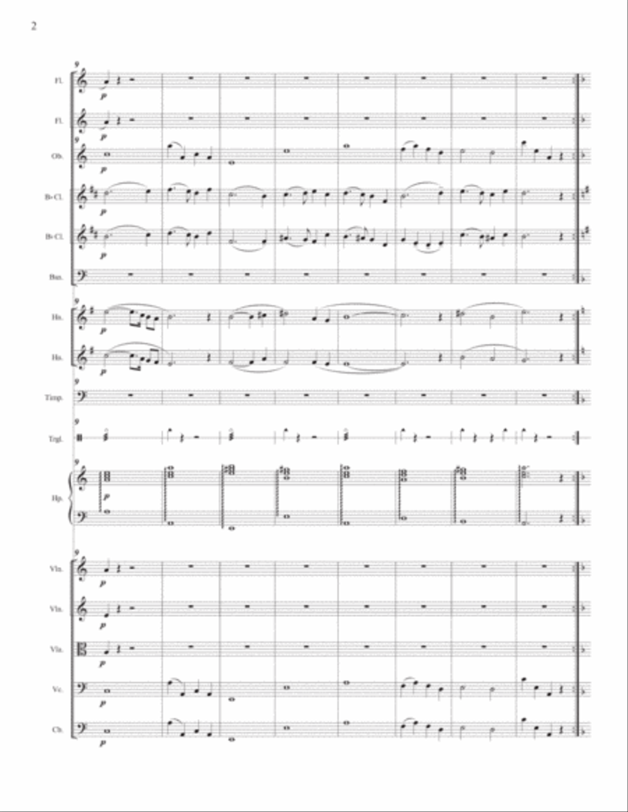 Petite Sinfonietta For a Monday Afternoon Chamber Orchestra scores gallery preview page 3