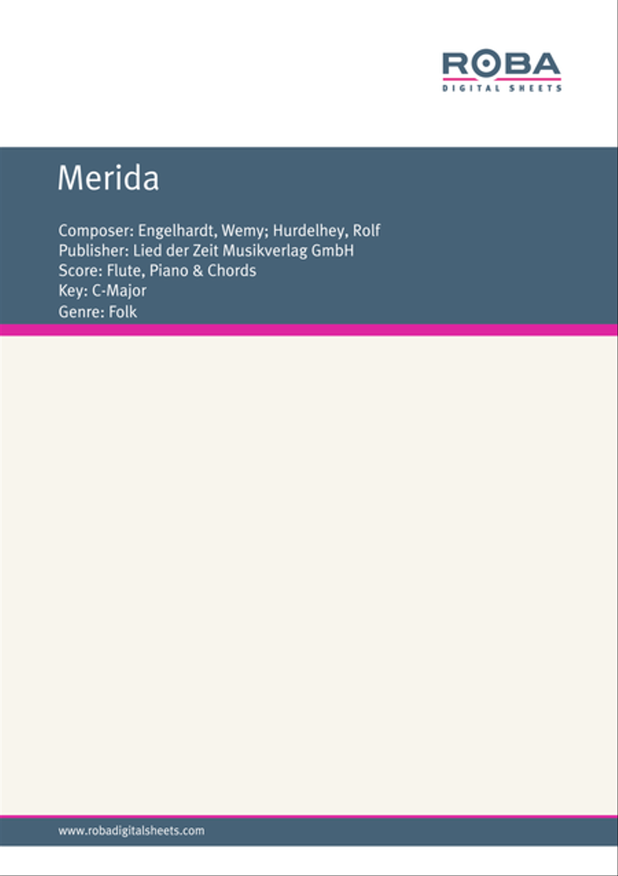 Merida Flute Solo scores gallery preview page 1