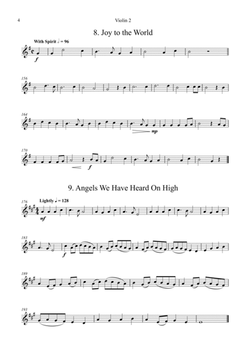Fifteen Traditional Carols for String Orchestra - Violin 2 Part