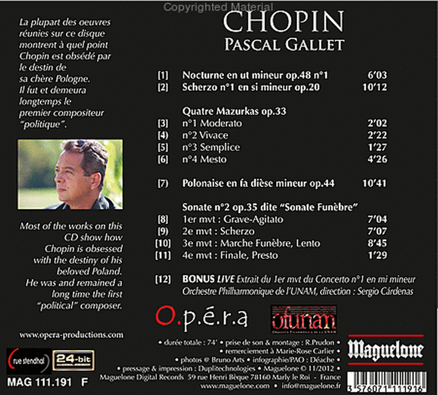 Chopin :Nocture Op48 Marzukas