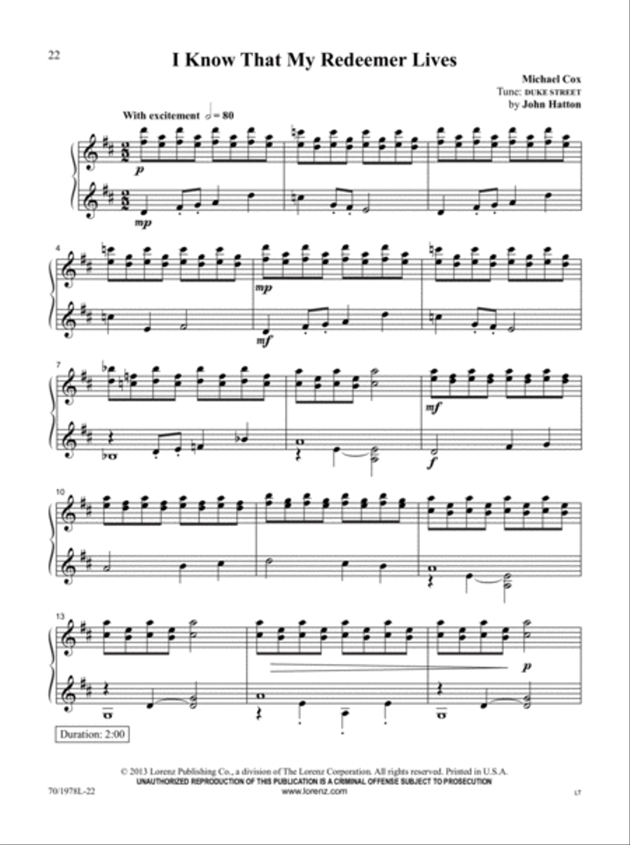 The Church Pianist's Library, Vol. 18 Piano Solo scores gallery preview page 10