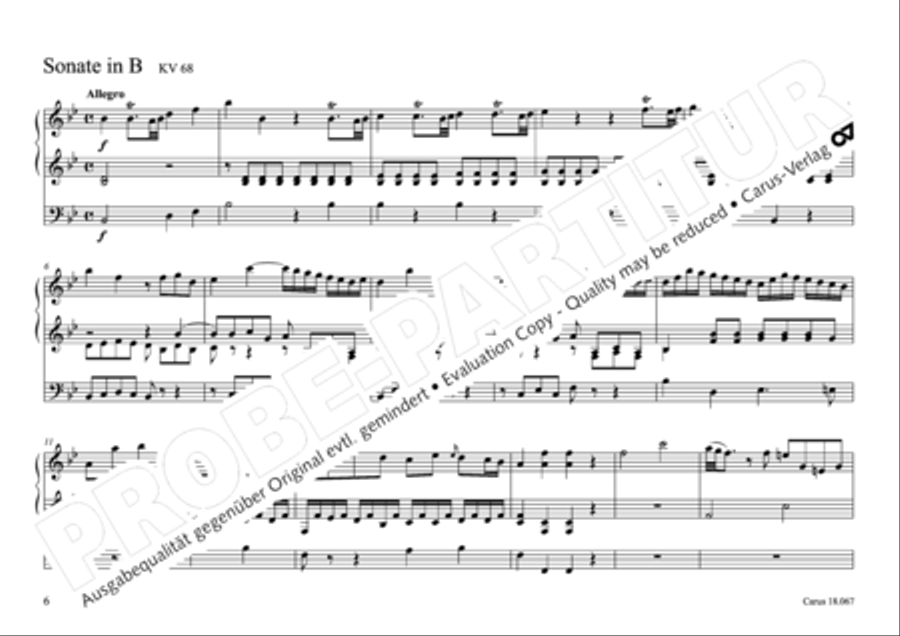 17 Church sonatas Organ Solo scores gallery preview page 7
