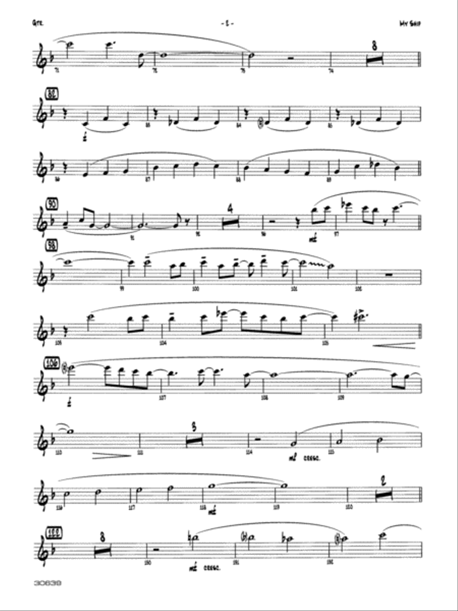 My Ship: Guitar My Ship: Guitar Jazz Ensemble scores gallery preview page 2