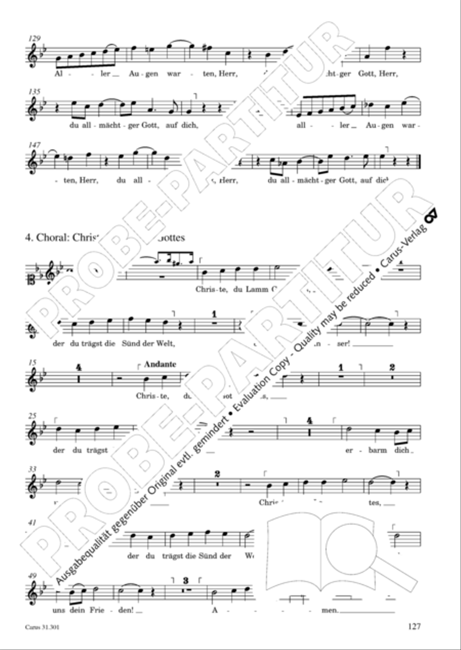 Bach for Brass 1: Cantatas I Voice scores gallery preview page 136