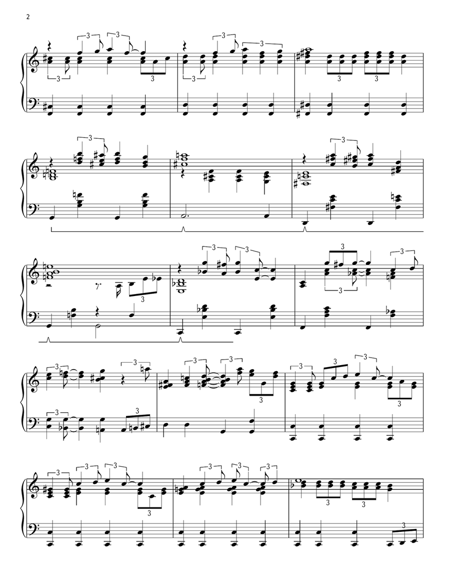 Maybe This Time (from Cabaret) Piano Solo scores gallery preview page 2