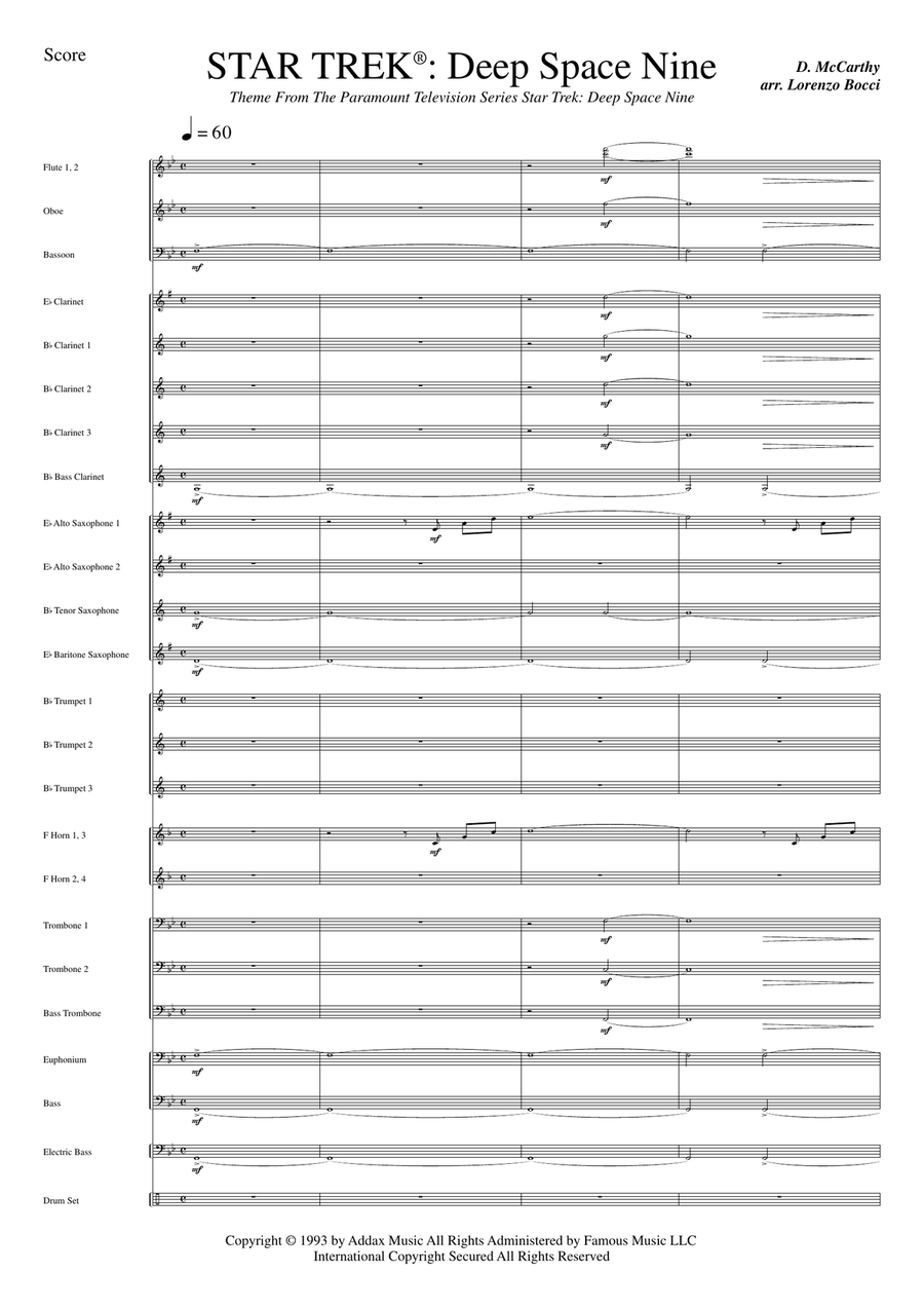 Star Trek - Deep Space Nine(R) Concert Band scores gallery preview page 3