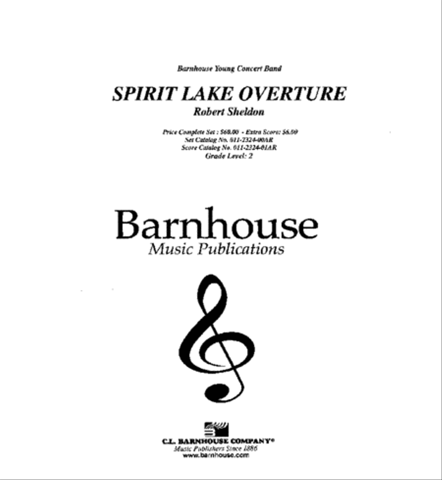 Spirit Lake Spirit Lake Concert Band scores gallery preview page 2